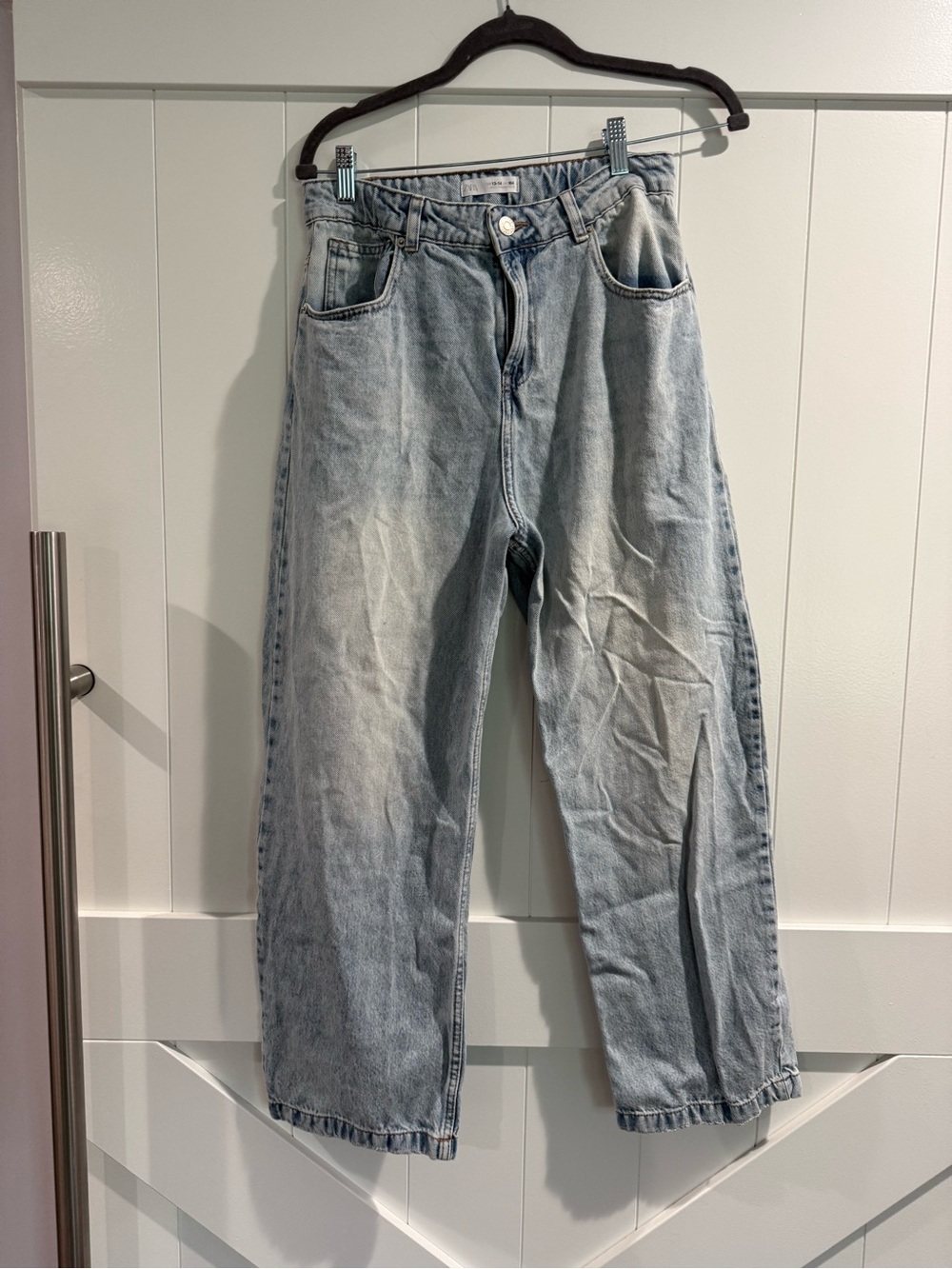 Zara Light Blue Relaxed Fit Men's Jeans